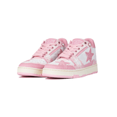 KAALIXTO Pink Denim Star Sneakers - COPPING THREADS - KAALIXTO